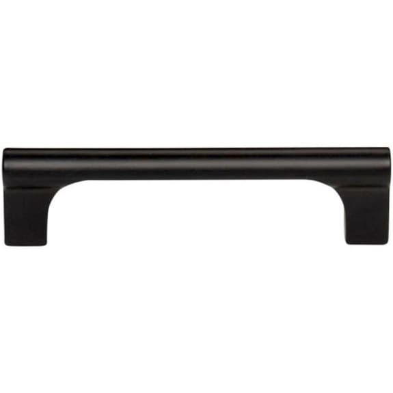 Top Knobs Whittier Series 3-3/4" (96 mm) Center to Center Matte Black Pull, - A652-BL