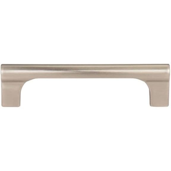 Top Knobs Whittier Series 3-3/4" (96 mm) Center to Center Brushed Nickel Pull, - A652-BRN