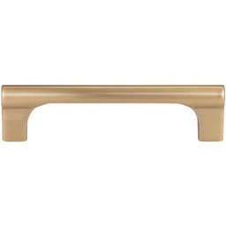 Top Knobs Whittier Series 3-3/4" (96 mm) Center to Center Warm Brass Pull, - A652-WB