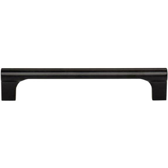 Top Knobs Whittier Series 5-1/16" (128 mm) Center to Center Matte Black Pull, - A653-BL