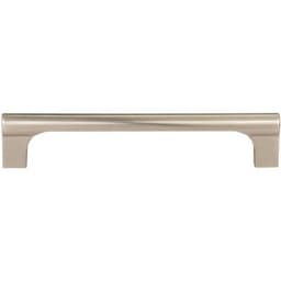 Top Knobs Whittier Series 5-1/16" (128 mm) Center to Center Brushed Nickel Pull, - A653-BRN