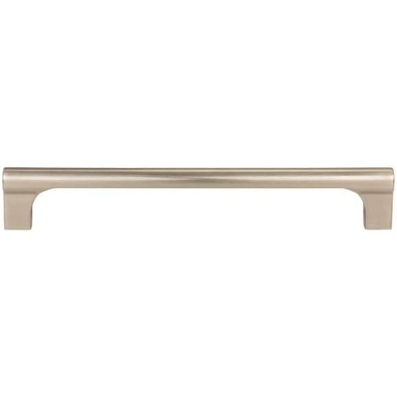 Top Knobs Whittier Series 6-5/16" (160 mm) Center to Center Brushed Nickel Pull, - A654-BRN