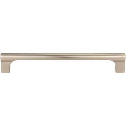 Top Knobs Whittier Series 6-5/16" (160 mm) Center to Center Brushed Nickel Pull, - A654-BRN