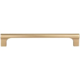 Top Knobs Whittier Series 6-5/16" (160 mm) Center to Center Warm Brass Pull, - A654-WB