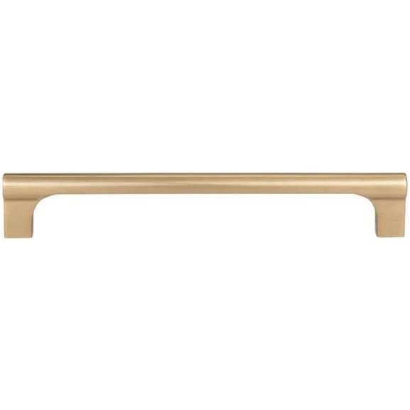 Top Knobs Whittier Series 6-5/16" (160 mm) Center to Center Warm Brass Pull, - A654-WB