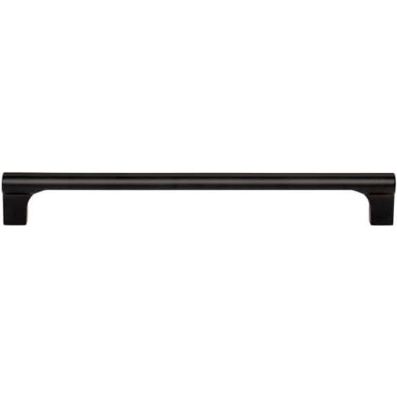 Top Knobs Whittier Series 7-9/16" (192 mm) Center to Center Matte Black Pull, - A655-BL