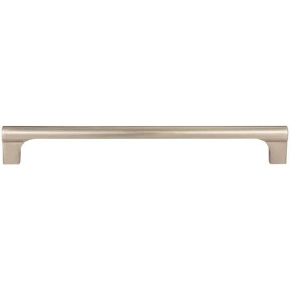 Top Knobs Whittier Series 7-9/16" (192 mm) Center to Center Brushed Nickel Pull, - A655-BRN