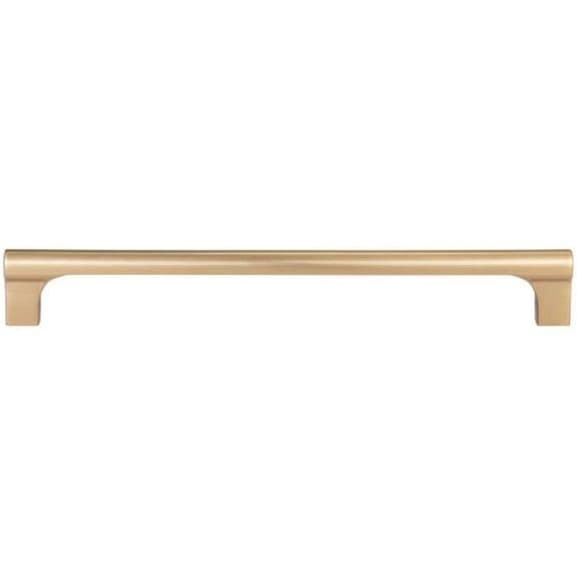Top Knobs Whittier Series 7-9/16" (192 mm) Center to Center Warm Brass Pull, - A655-WB
