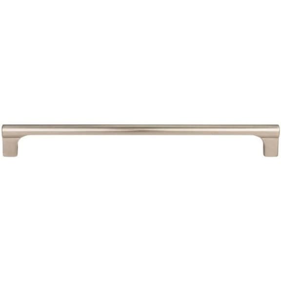 Top Knobs Whittier Series 8-13/16" (224 mm) Center to Center Brushed Nickel Pull, - A656-BRN