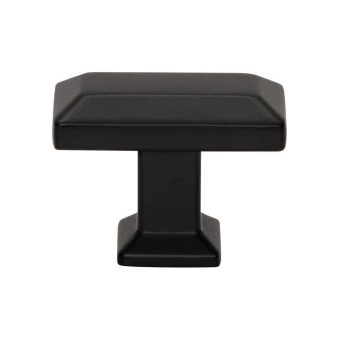 Top Knobs Sweetbriar Lane Series 1-3/8" (35 mm) Diameter Matte BlackKnob, - A661-BL