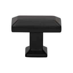 Top Knobs Sweetbriar Lane Series 1-3/8" (35 mm) Diameter Matte BlackKnob, - A661-BL