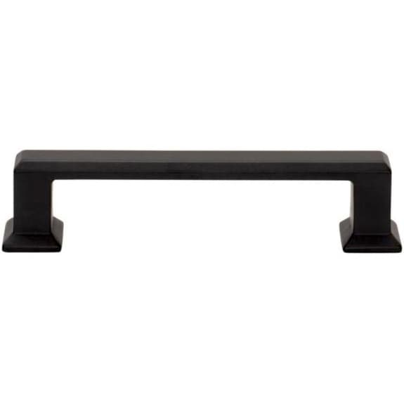 Top Knobs Sweetbriar Lane Series 3-3/4" (96 mm) Center to Center Matte Black Pull, - A663-BL
