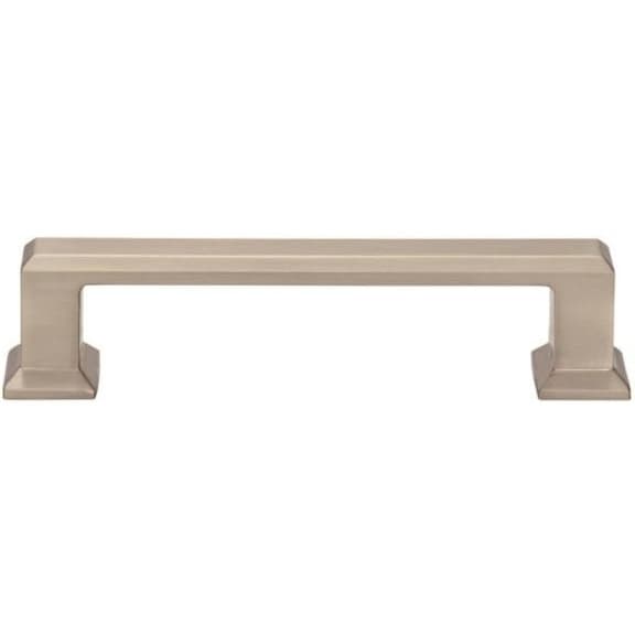 Top Knobs Sweetbriar Lane Series 3-3/4" (96 mm) Center to Center Brushed Nickel Pull, - A663-BRN