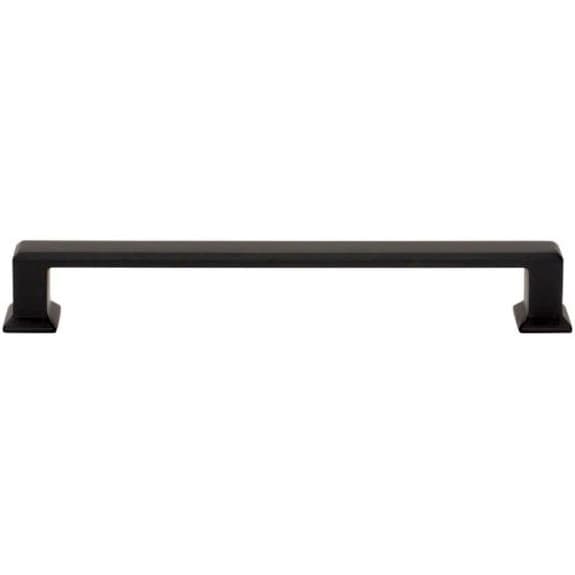 Top Knobs Sweetbriar Lane Series 6-5/16" (160 mm) Center to Center Matte Black Pull, - A665-BL
