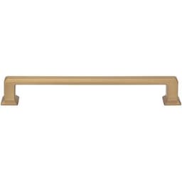 Top Knobs Sweetbriar Lane Series 6-5/16" (160 mm) Center to Center Warm Brass Pull, - A665-WB