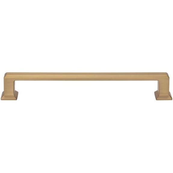 Top Knobs Sweetbriar Lane Series 6-5/16" (160 mm) Center to Center Warm Brass Pull, - A665-WB