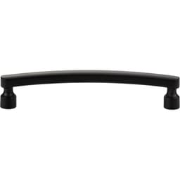 Top Knobs Lennox Series 5-1/16" (128 mm) Center to Center Matte Black Pull, - A681-BL