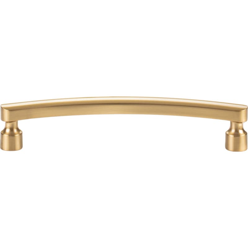 Top Knobs Lennox Series 5-1/16" (128 mm) Center to Center Warm Brass Pull, - A681-WB