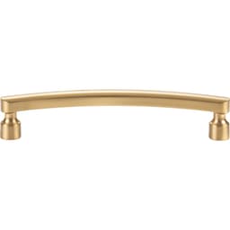 Top Knobs Lennox Series 5-1/16" (128 mm) Center to Center Warm Brass Pull, - A681-WB