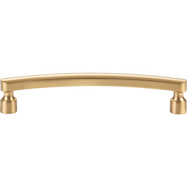 Top Knobs Lennox Series 5-1/16" (128 mm) Center to Center Warm Brass Pull, - A681-WB