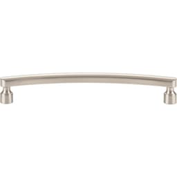 Top Knobs Lennox Series 6-5/16" (160 mm) Center to Center Brushed Nickel Pull, - A682-BRN