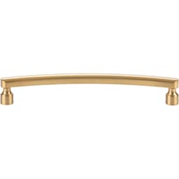 Top Knobs Lennox Series 6-5/16" (160 mm) Center to Center Warm Brass Pull, - A682-WB