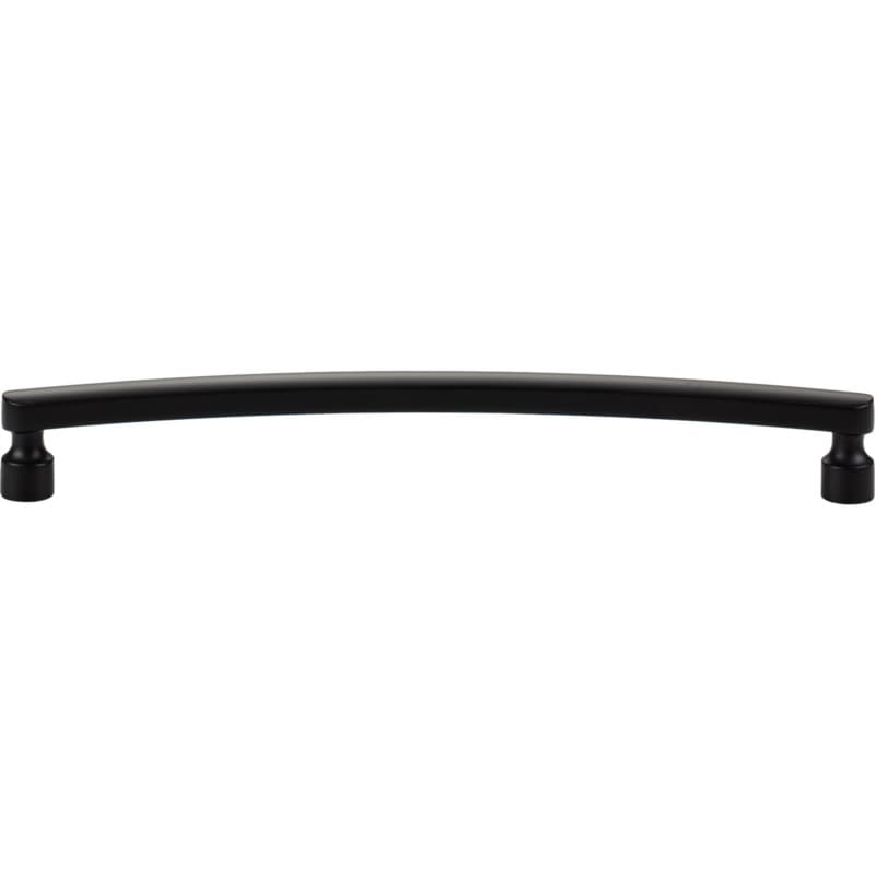 Top Knobs Lennox Series 7-9/16" (192 mm) Center to Center Matte Black Pull, - A683-BL