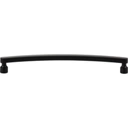 Top Knobs Lennox Series 7-9/16" (192 mm) Center to Center Matte Black Pull, - A683-BL