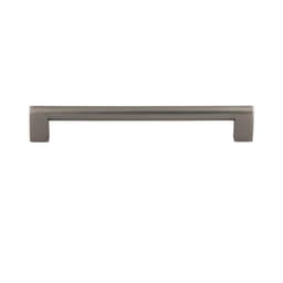 Round Rail Pull, 12" CC, Slate - A690-SL