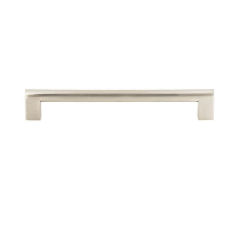 Round Rail Appliance Pull, 18" CC, Brushed Nickel - A692-BN