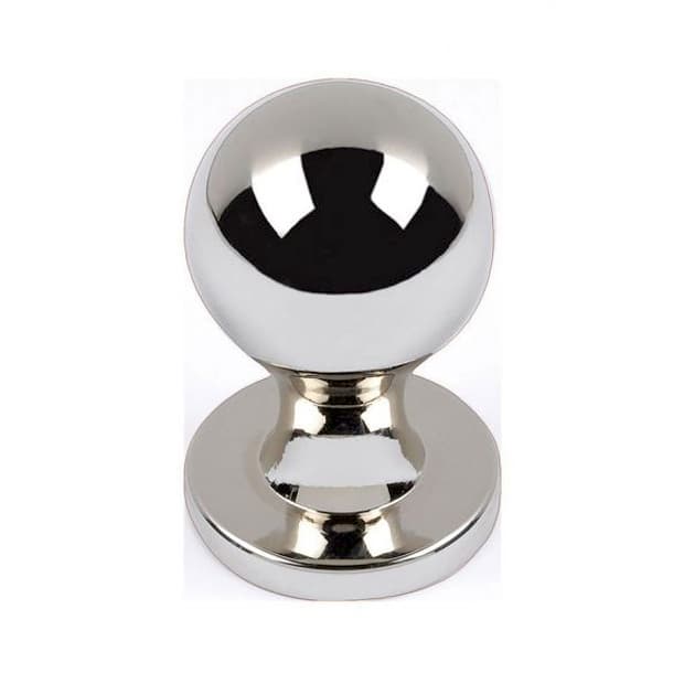 Top Knobs Successi 3/4" (19 mm) Diameter Polished NickelKnob, A800-PN