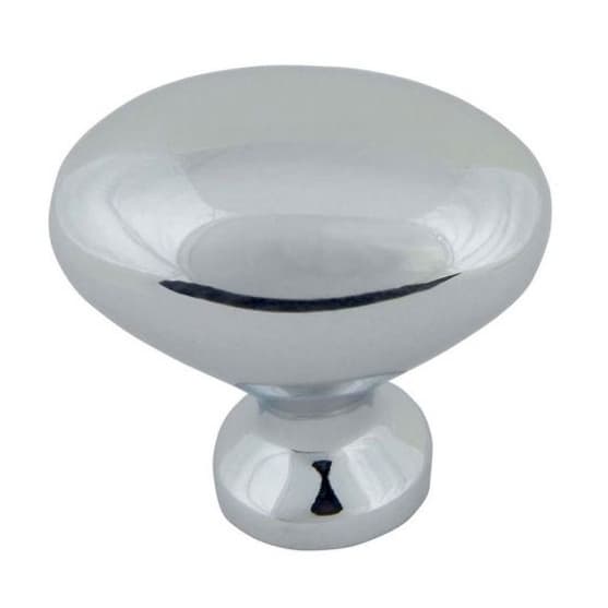 Top Knobs Successi 1-1/4" (32 mm) L x 7/8" (22 mm) W Polished Chrome Knob, A804-CH