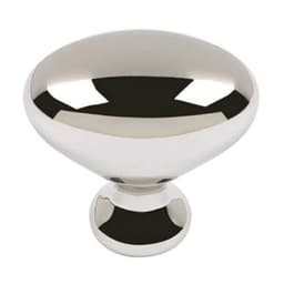 Top Knobs Successi Series 1-1/4 in (32 mm) L x 7/8 in (22 mm) W Polished Nickel Knob, - A804-PN