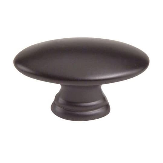 Top Knobs Successi Series 1-1/2 in (38 mm) L x 3/4 in (19 mm) W Aged Bronze Knob, - A817-O