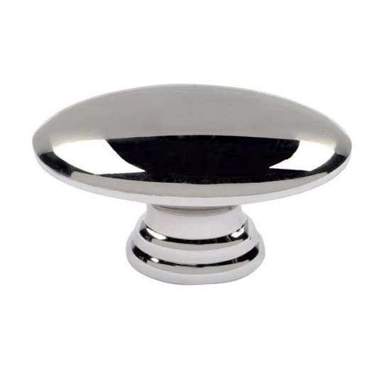 Top Knobs Successi Series 1-1/2 in (38 mm) L x 3/4 in (19 mm) W Polished Nickel Knob, - A817-PN