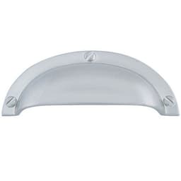 Top Knobs Successi Series 2-1/2" (64 mm) Center to Center Brushed Nickel Cup Pull, - A818-BN