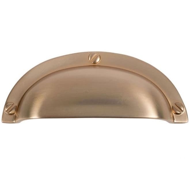 Top Knobs Successi 2-1/2" (64 mm) Center to Center Champagne Cup Pull, A818-CM