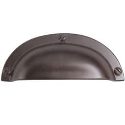 Top Knobs Successi Series 2-1/2" (64 mm) Center to Center Aged Bronze Cup Pull, - A818-O