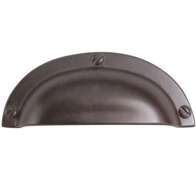 Top Knobs Successi 2-1/2" (64 mm) Center to Center Aged Bronze Cup Pull, A818-O