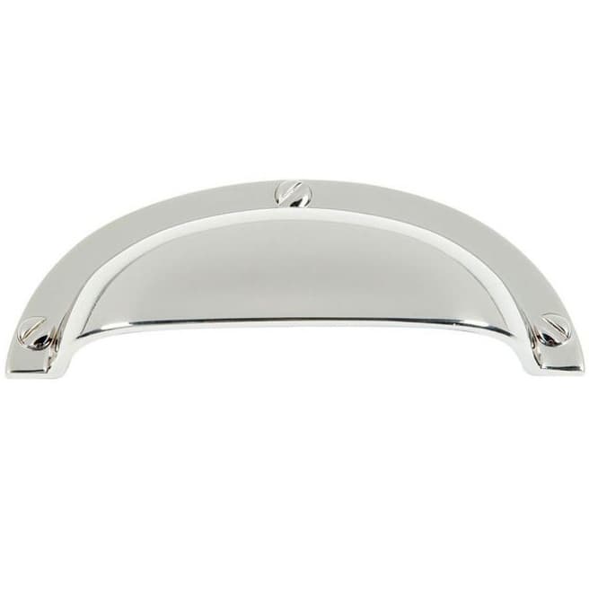 Top Knobs Successi Series 2-1/2" (64 mm) Center to Center Polished Nickel Cup Pull, - A818-PN