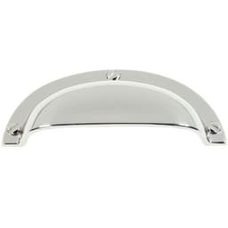 Top Knobs Successi Series 2-1/2" (64 mm) Center to Center Polished Nickel Cup Pull, - A818-PN