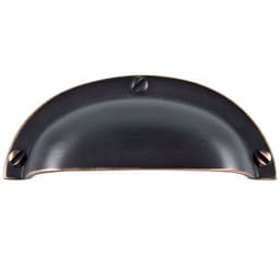 Top Knobs Successi Series 2-1/2" (64 mm) Center to Center Venetian Bronze Cup Pull, - A818-VB