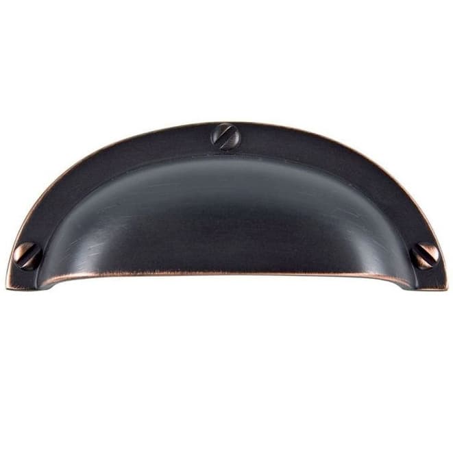 Top Knobs Successi 2-1/2" (64 mm) Center to Center Venetian Bronze Cup Pull, A818-VB