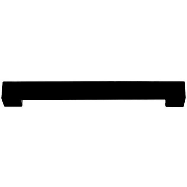 Top Knobs Wide Square 7-9/16" (192 mm) Center to Center Matte Black Pull, A825-BL