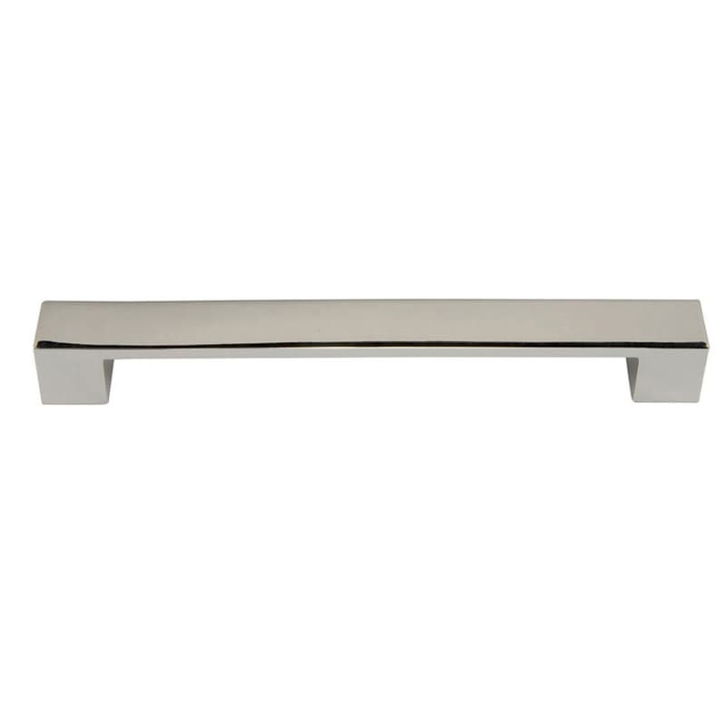Top Knobs Wide Square Series 7-9/16" (192 mm) Center to Center Polished Nickel Pull, - A825-PN