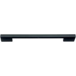 Top Knobs Thin Square Series 7-9/16" (192 mm) Center to Center Matte Black Pull, - A826-BL
