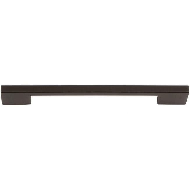 Top Knobs Thin Square Series 7-9/16" (192 mm) Center to Center Modern Bronze Pull, - A826-MB