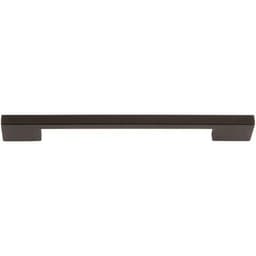 Top Knobs Thin Square Series 7-9/16" (192 mm) Center to Center Modern Bronze Pull, - A826-MB