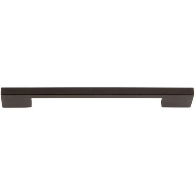 Top Knobs Thin Square Series 7-9/16" (192 mm) Center to Center Modern Bronze Pull, - A826-MB