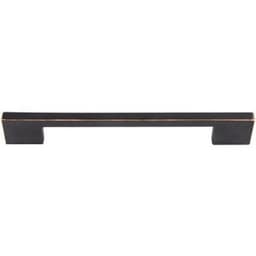 Top Knobs Thin Square Series 7-9/16" (192 mm) Center to Center Venetian Bronze Pull, - A826-VB